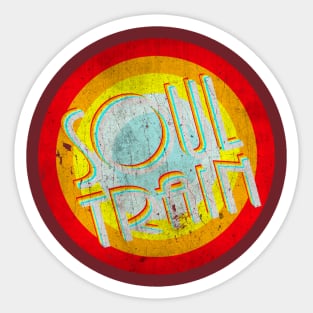 Soul Train with Colorful Circle Style Sticker